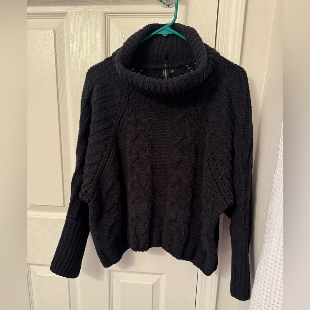 Moon & Madison Super Soft Cable Knit Turtleneck Sweater